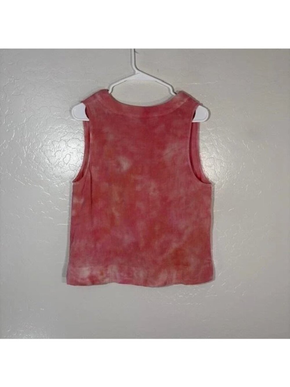 Faherty Shirt Womens Medium Pink Dune Cotton Gauze V Neck Sleeveless Tank Top - Picture 7 of 7